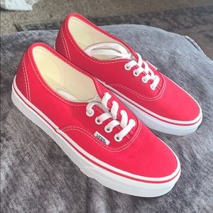 Vans authentic (red)